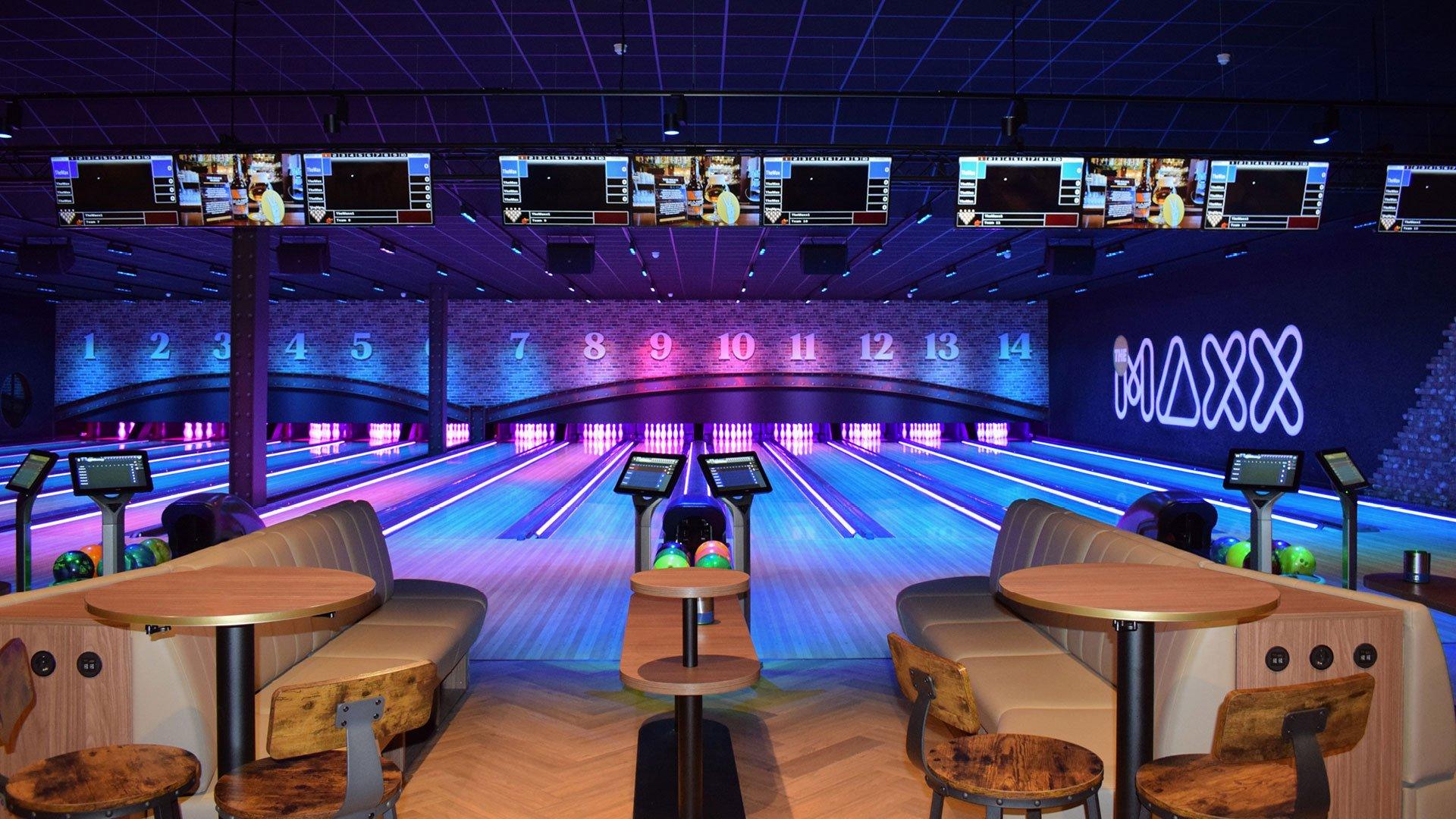 Overzicht van de bowlingbanen