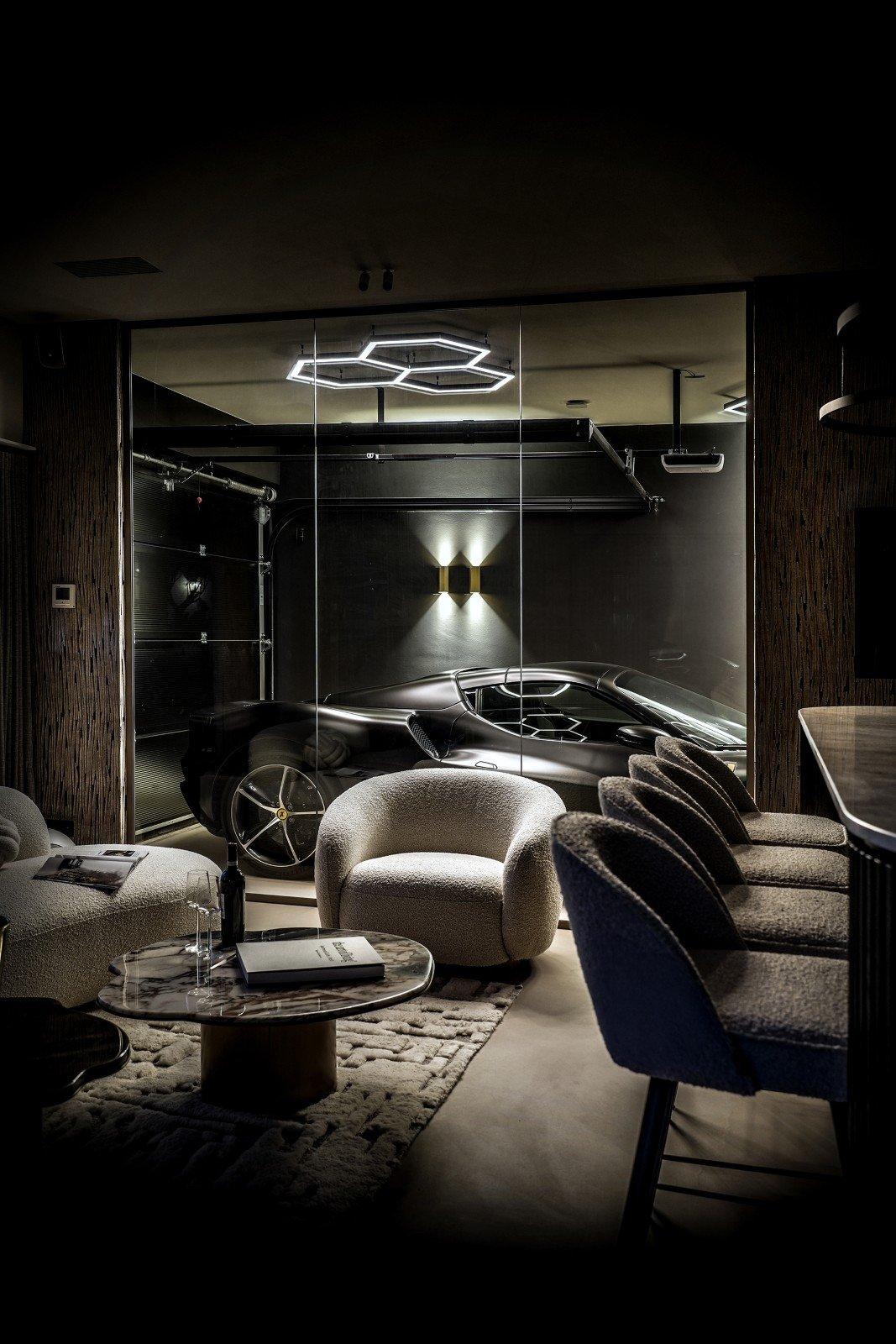Lounge in avondsfeer